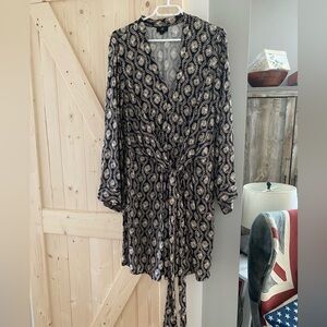 River Island tie dress.